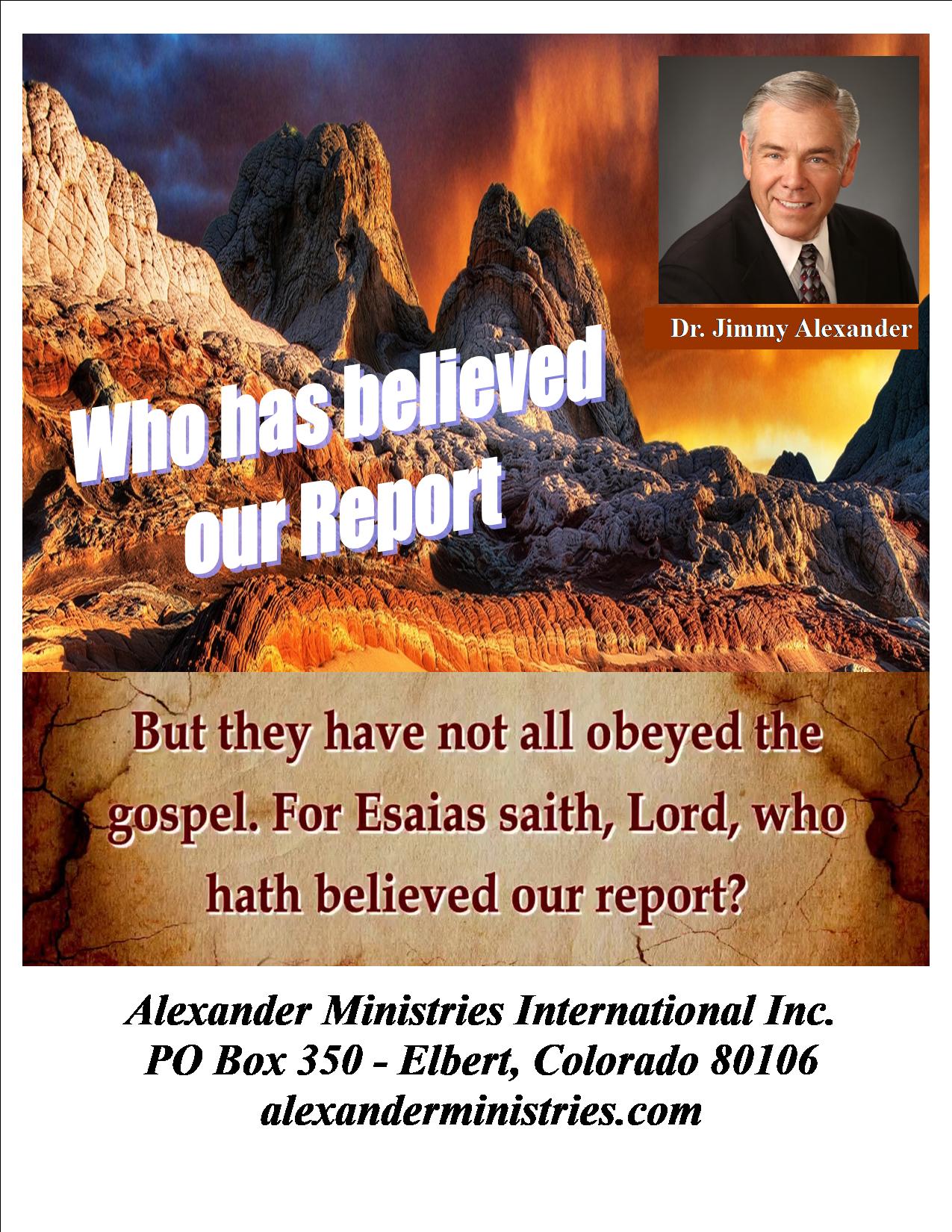 Who Has Believed Our Report - MP3 Download